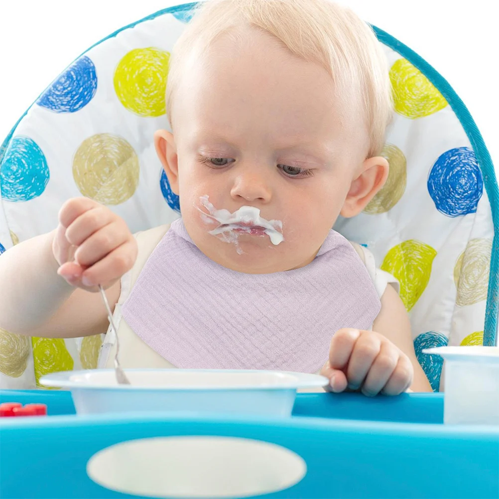 

5Pcs Baby Bandana Bibs Cotton Newborn Saliva Wipes Comfortable Feeding Drool Protection Baby Bandana Bibs Newborn Saliva Wipes