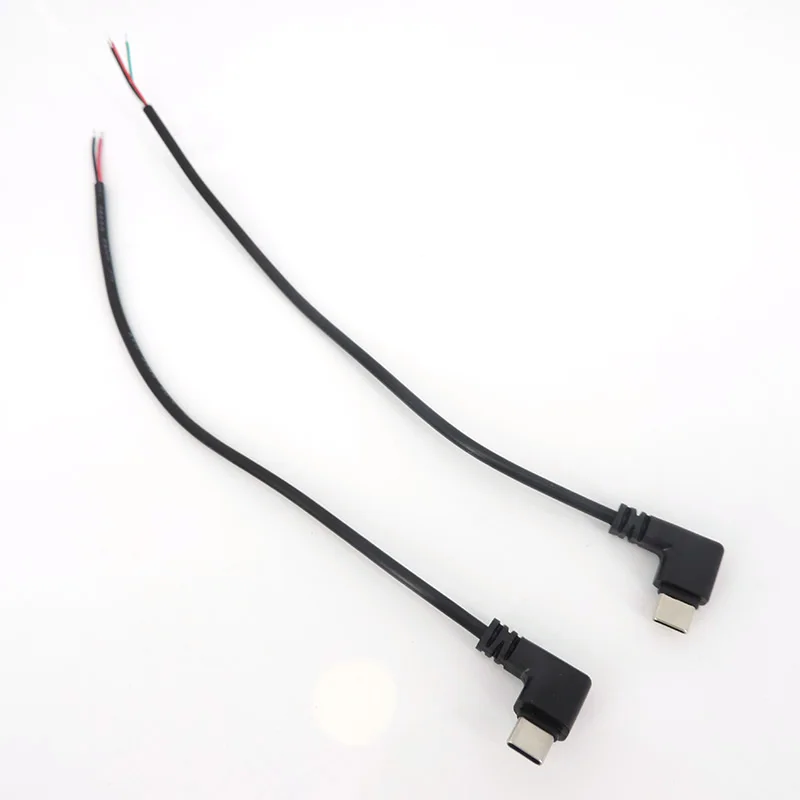 لتقوم بها بنفسك إصلاح USB ذكر إلى كابل 4pin/2pin 2 سلك 4 أسلاك مايكرو USB 2.0 رأس الكوع ذكر جاك نوع-c تمديد كابل خط J17