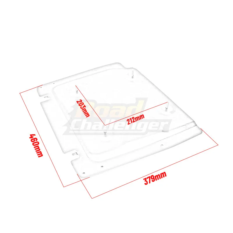 Motorcycle Metal Pack Trunk Base Plate For Harley Tour Pak Road King Street Electra Glide Ultra-Classic 09-20 Models