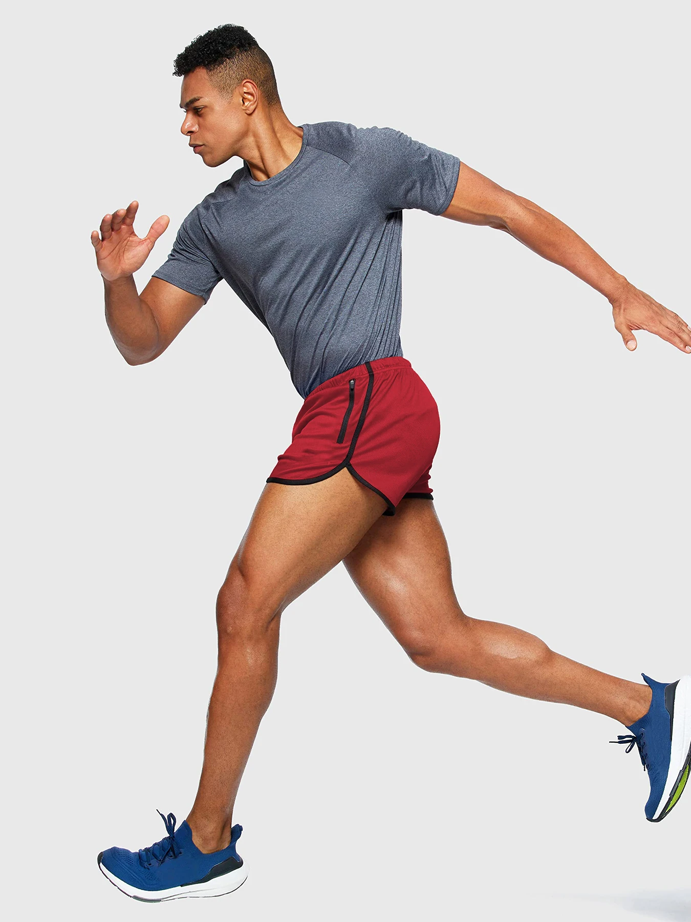 Neue Herren-Strandshorts, Laufshorts, 3-Zoll Schnelltrocknende Fitness-Laufshorts, Modische Fitness-Shorts – Detail 9