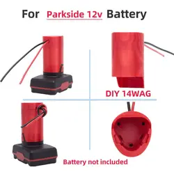 Cordless Portable Battery Base Compatible With Power Wheel Adapter For Perkside 12v  DIY Robot Connector 14 Specifications