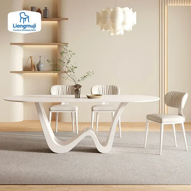 

Table Rectangular Dining Designer Coffee Multifunction Home Furniture Restaurant Tables Dinning Sets Ova LMuebles Reception