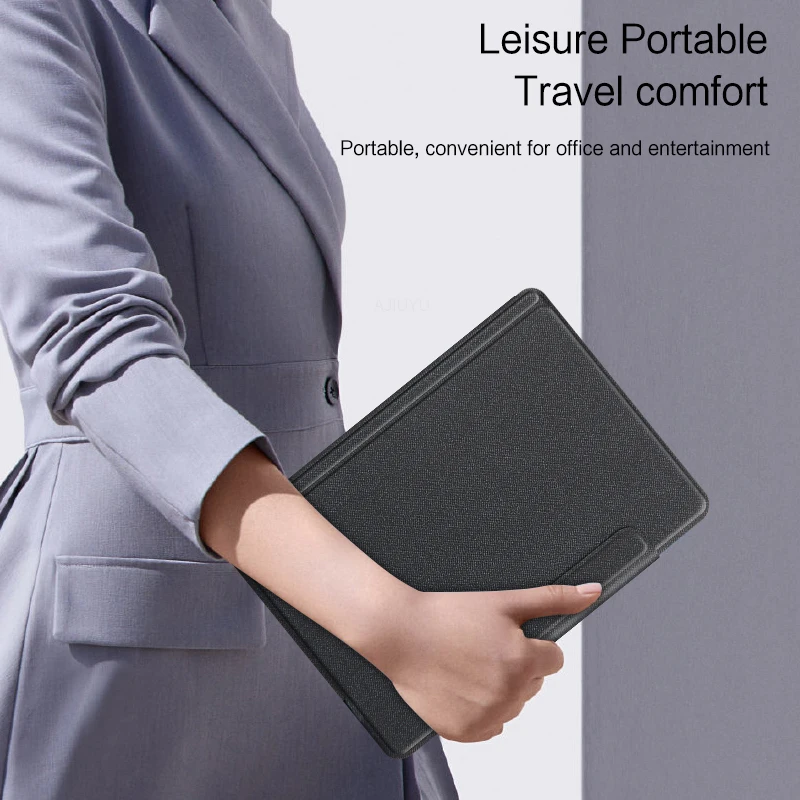 Imagem -06 - Capa de Teclado Touchpad para Xiaomi Pad Tablet Cover Português Espanhol Francês Alemão mi Pad 6s Pro 12.4 2024 12.4