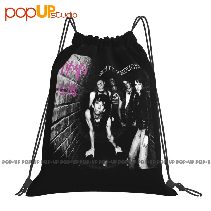 The Dead Boys The Lords Of The New Church Stiv Bators The Damned Sonic Reducer Drawstring Bags Gym Bag Fashion Art Print