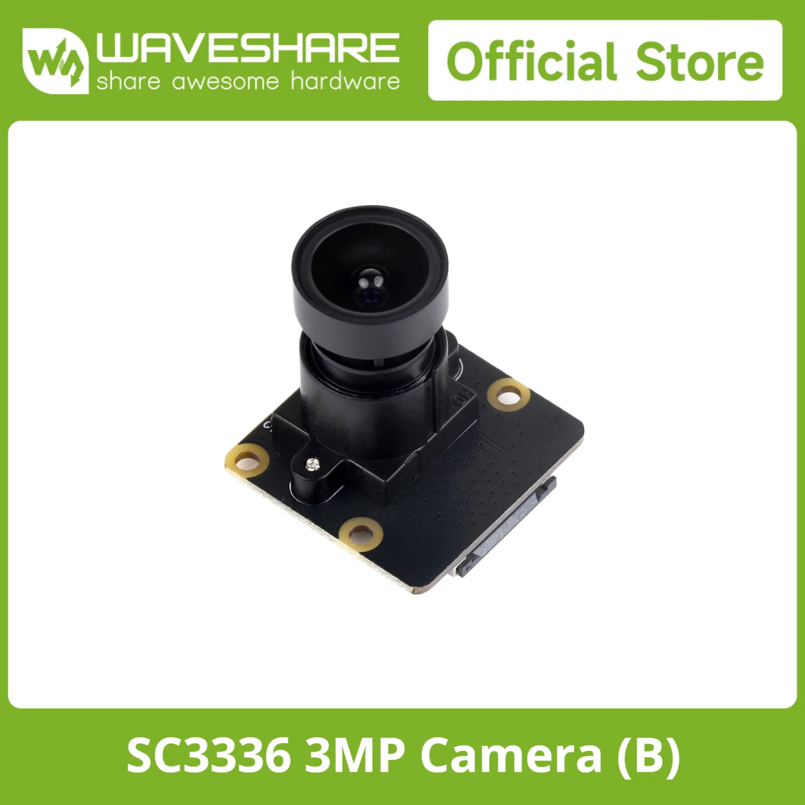 Picture 4: Waveshare SC3336 3MP Camera Module (B), With High Sensitivity, High SNR Compatible With LuckFox Pico Series