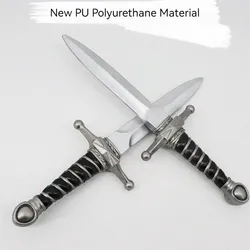 38cm PU Simulation Dagger Children Sword Weapon Movie Cosplay Sword Prop Role Play Gift Safety Weapon Kid Adult Model