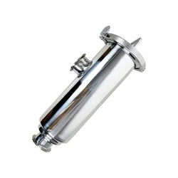 304 Stainless Steel Tri Clamp Pipeline Filter, Angle Filter L Type Strainer For Homebrew Beer Brewing Distillation