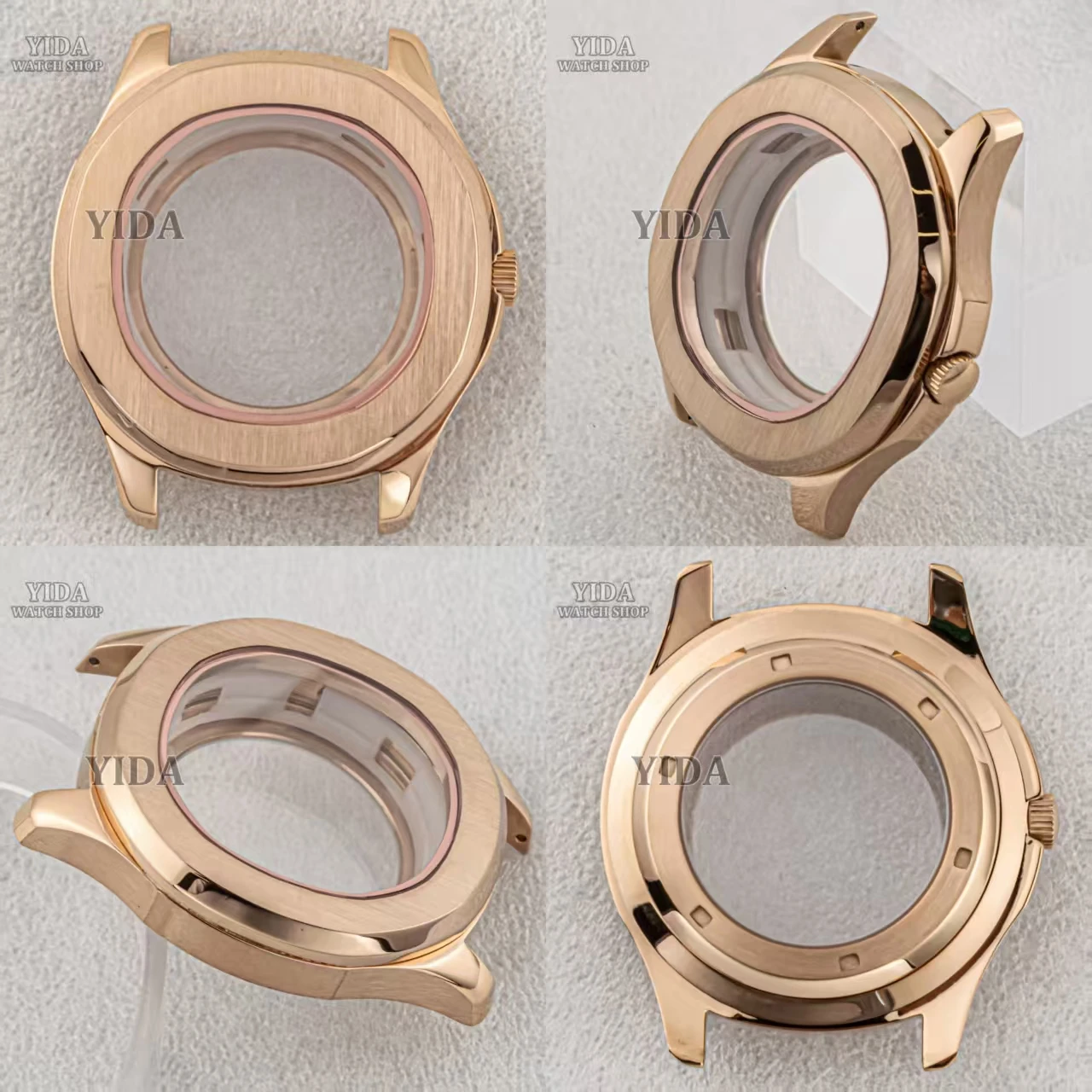 

NH35 Case 42mm Stainless Steel 10ATM Water Resistant Sapphire Glass Case For Nautilus AQUANAUT NH36 Movement Accessories Replace