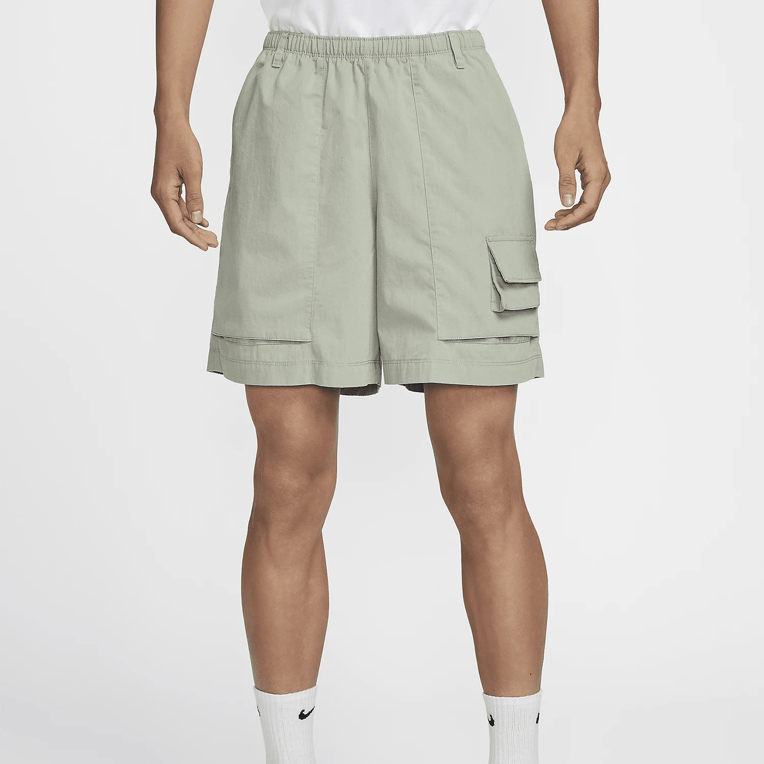 

Официальные оригинальные летние новые мужские свободные тканые шорты-карго Nike FN3217-370