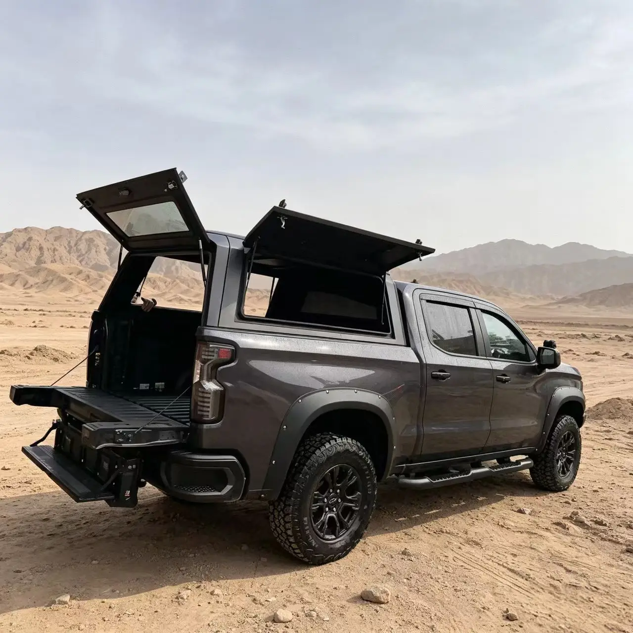 2019+ Sierra 2500 6.8FT Tonneau Cover Factory Supply Sturdy Easy Install Waterproof Anti Theft Dustproof & Never Rust