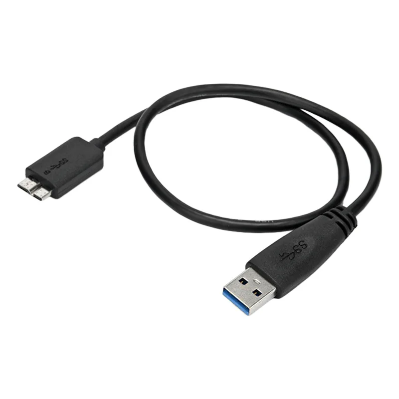 كابل بيانات محرك الأقراص الصلبة USB AM إلى Micro-B ، محمول