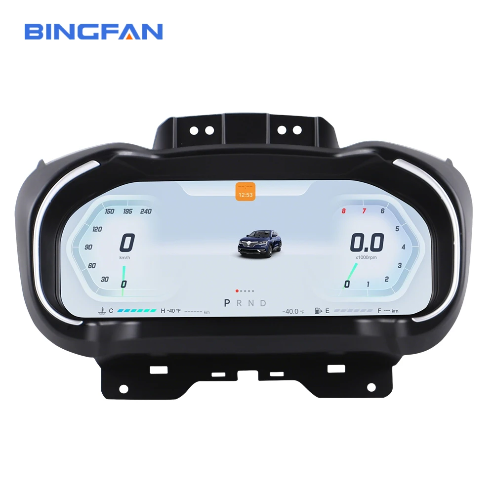 New 12.3 Inch Car Auto Digital Display Instrument Linux System Virtual Cockpit Dashboard Panel for Renault Koleos 2016-2019