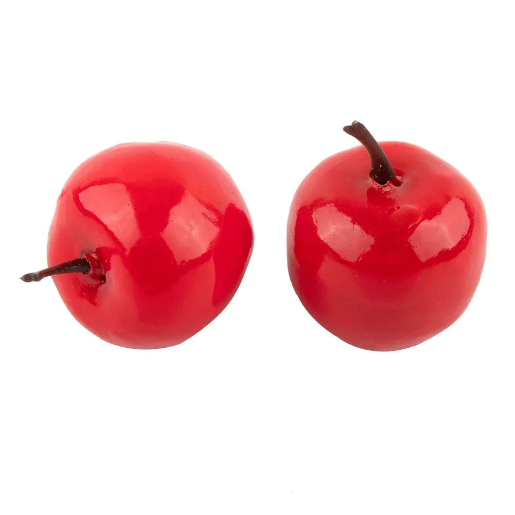 10/20pcs Simulated Fruit Model Faux Apples CHERRY  BANANA Plastic Decorative Fruits Fake Fruits Kitchen Party Props Toys Decor