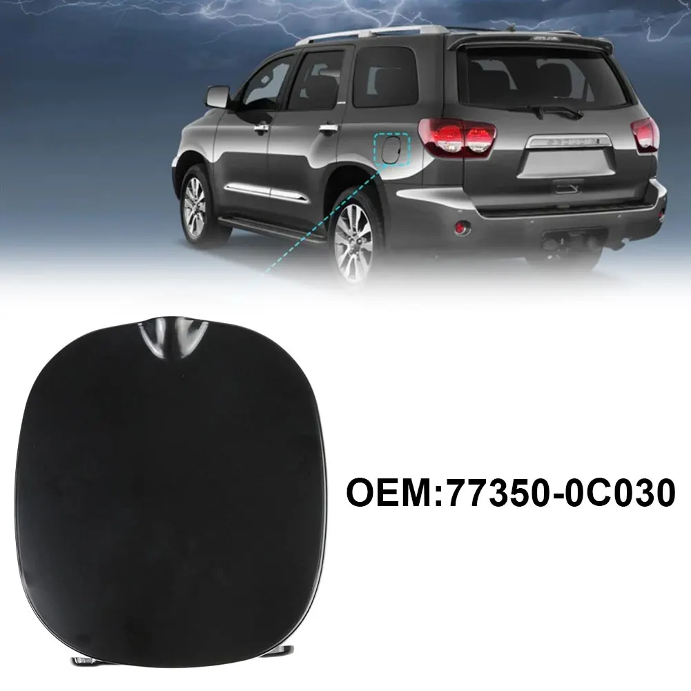 

Автомобильная крышка топливного бака 77350-0C030 для Toyota Sequoia 2011-2020, крышка топливного бака, защита бензина, крышка, рамка, внешняя отделка