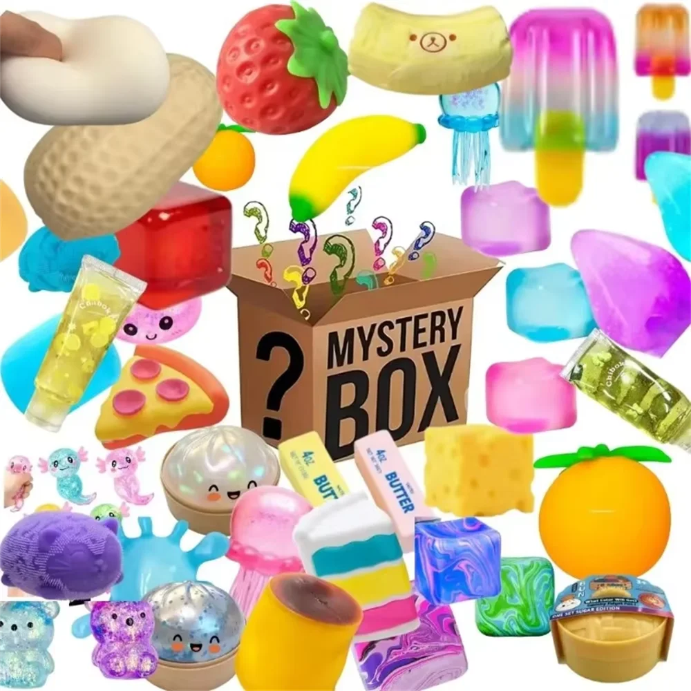 Mystery Box Blind Bag - &100+Pcs Surprise Box Toys Novelty Stress