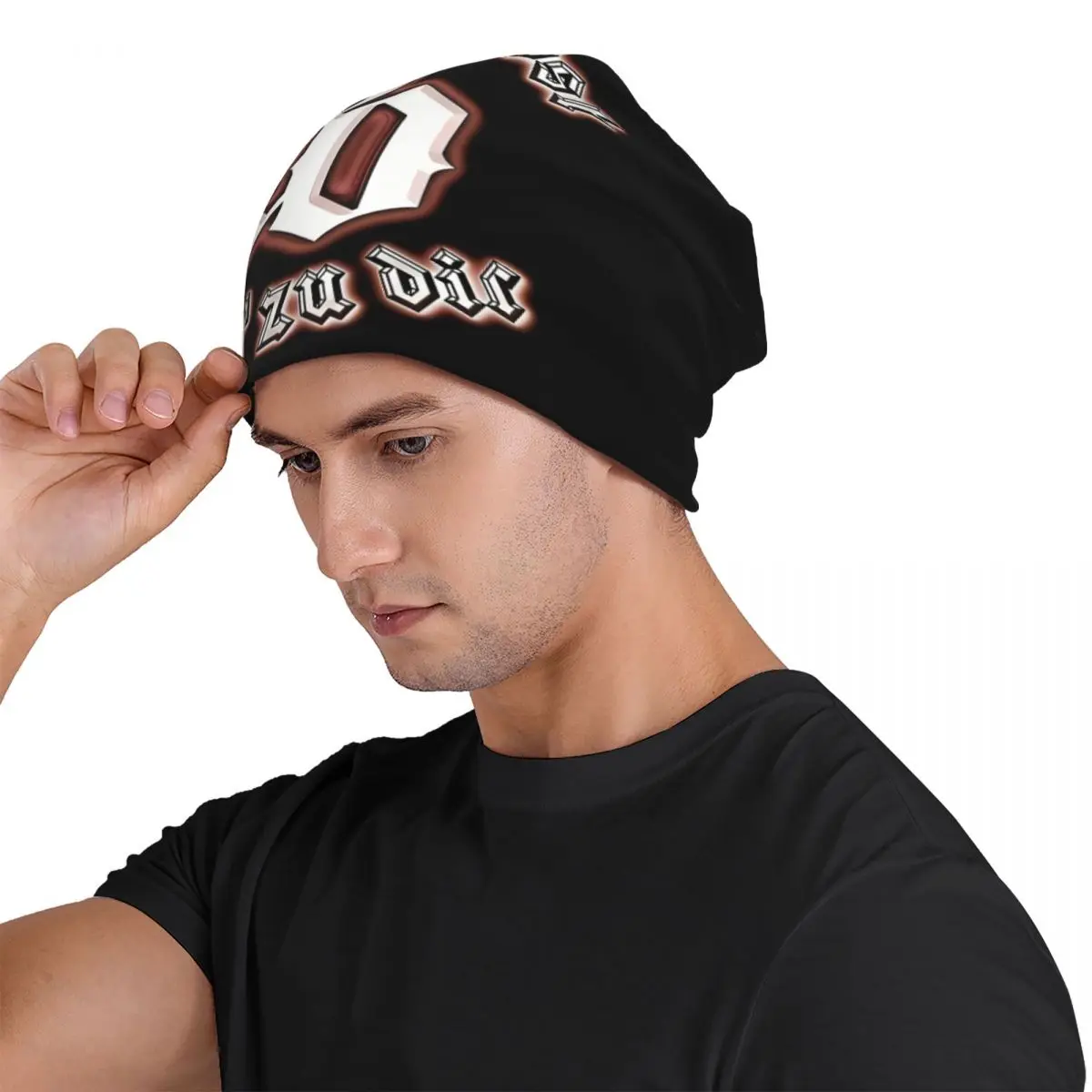 男性用バンドビーニーキャップ、ファッションボンネット帽子