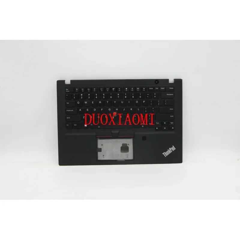 

New for Lenovo Thinkpad T490S Palmrest US Keyboard Backlit Black 02HM280 02HM316