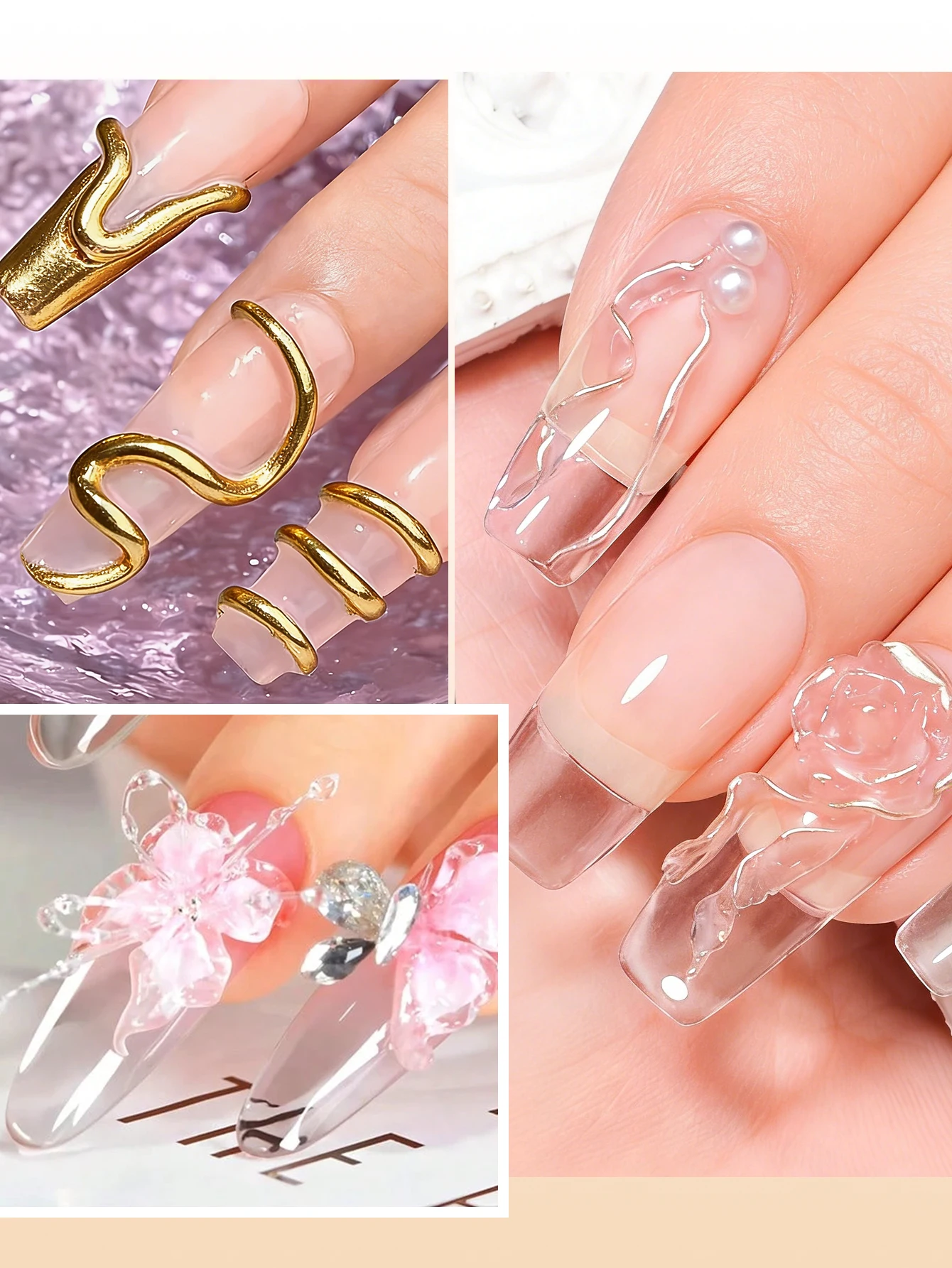 XEIJAYI 1 Stück 15g Transparentes Festes Verlängerungsgel, geeignet für Nägel, Nagelverlängerungen, harte Nägel, Nagelkunst-Funktionsgel für Frauen – Detail 8