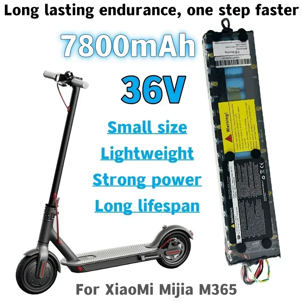

10S3P for Xiaomi M365 Electric Scooter 18650 NE1003-H Cell Communication Interface Discharge Tail Light 7800mAh 36V Battery Pack