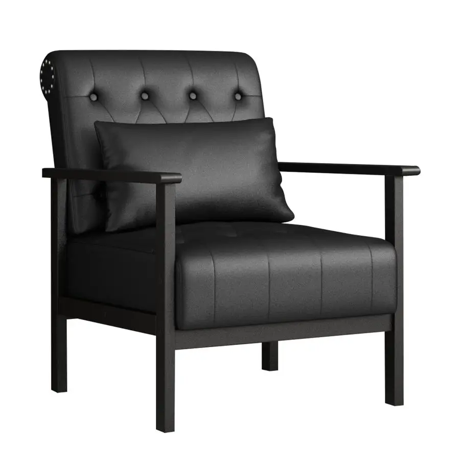 Black Accent Chair,…