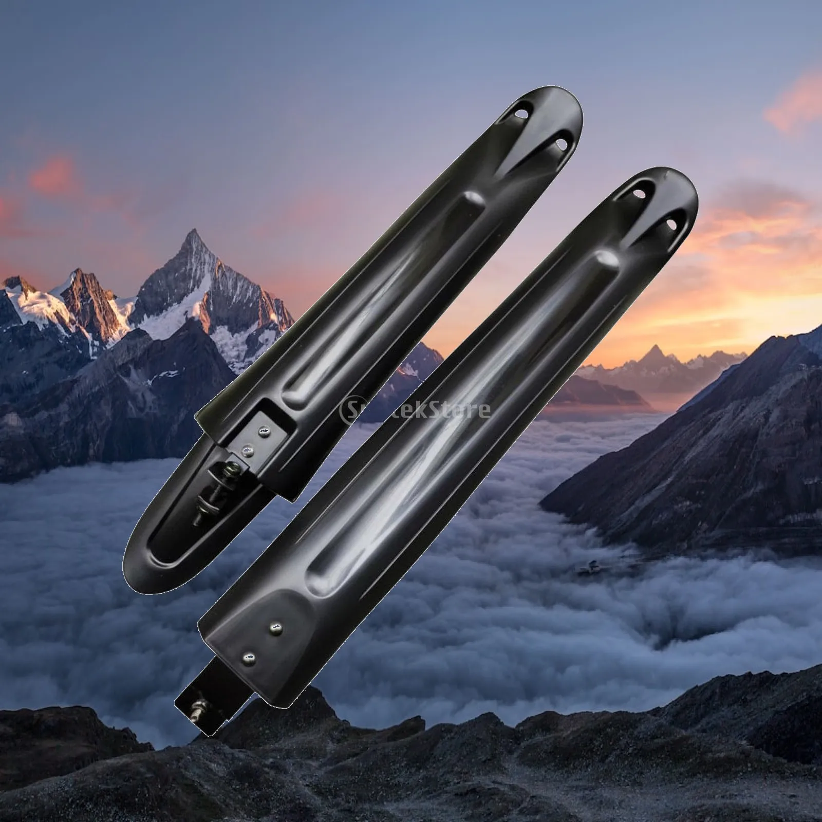 Bike Mudguard Set for 26 27.5 Inch Mountain Bike Flexible Resin Fenders Mud Splash Protector