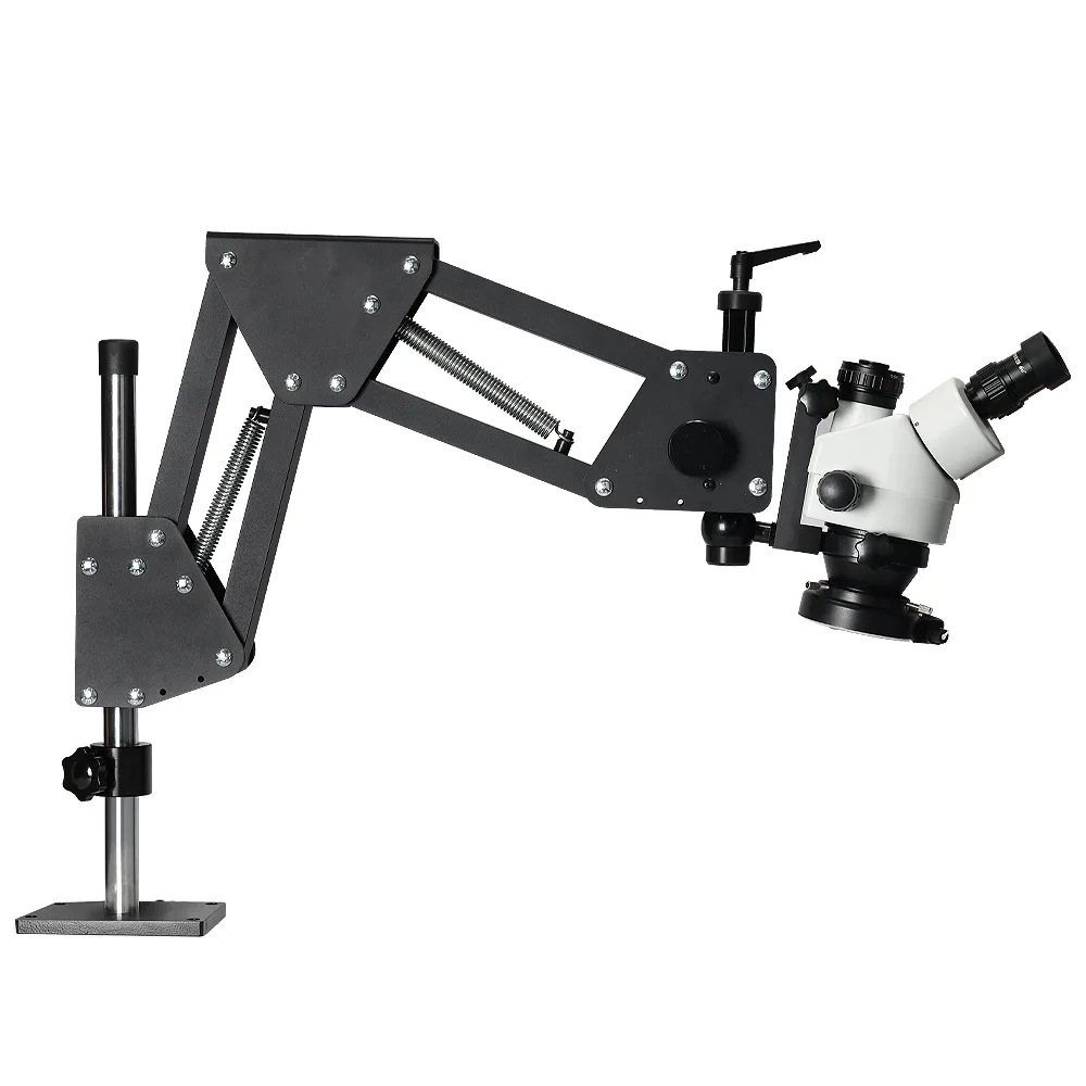 Desktop trinocular stereoscopic microscope jewelry diamond micro-inlaid digital magnifying glass mobile phone circuit board