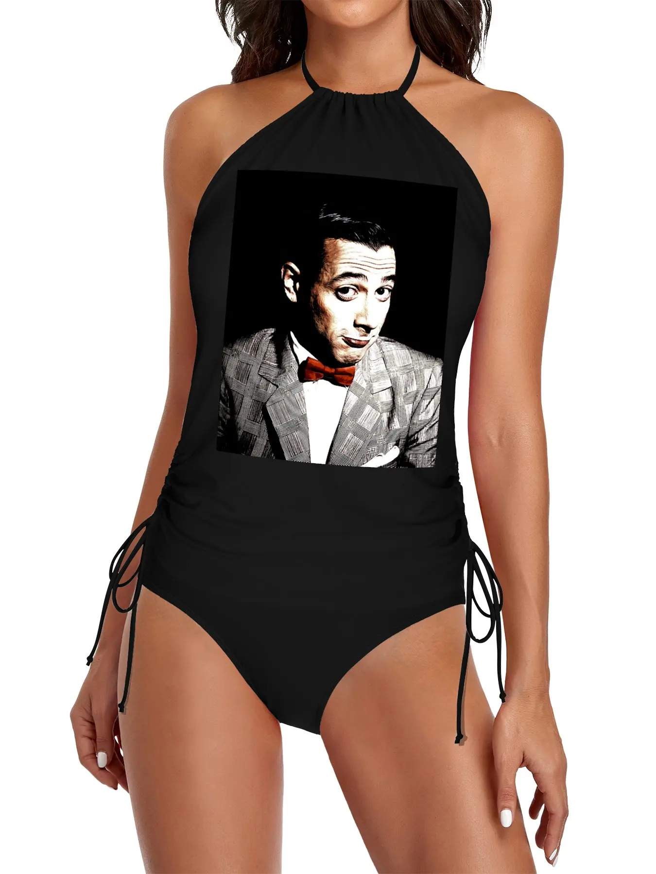 

Peewee Herman Split Swimsuit Set black bikini Woman summer outfit vacation outfits woman