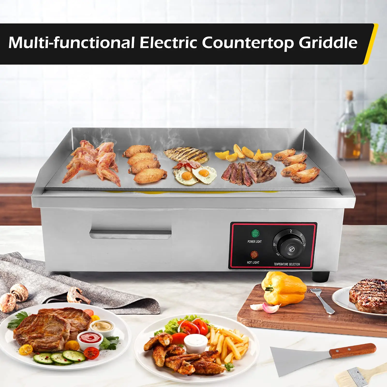 مطعم مكافحة الأعلى لوحة مسطحة الشوايات الكهربائية همبرغر الشوايات الكهربائية