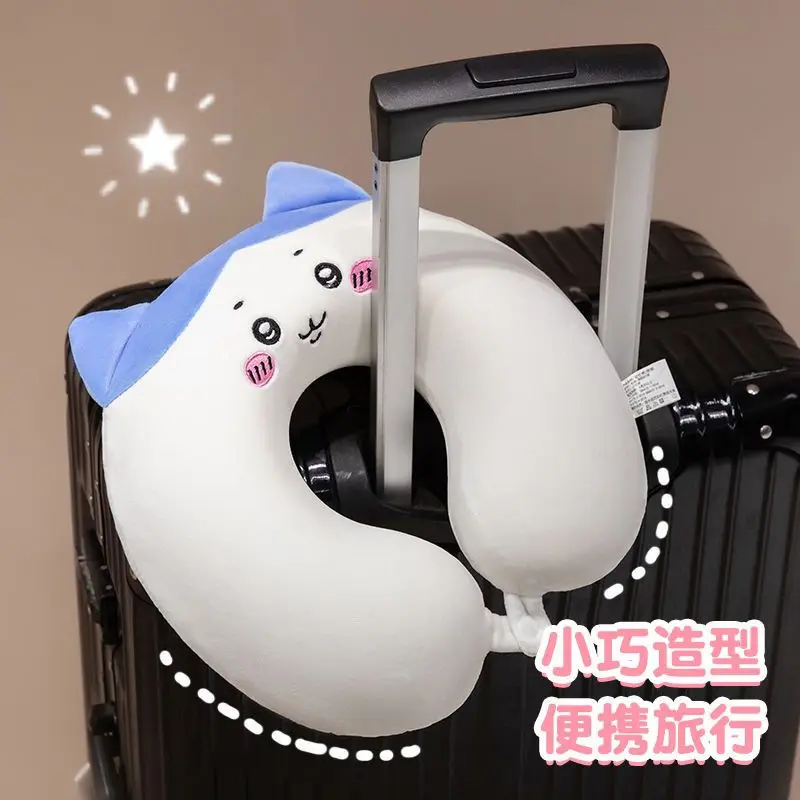 Chiikawa Student U-Shaped Pillow Travel Office Nap Neck Pillow Doll New Girl Anime Figure Kawaii Cartoon Embroidery view 6