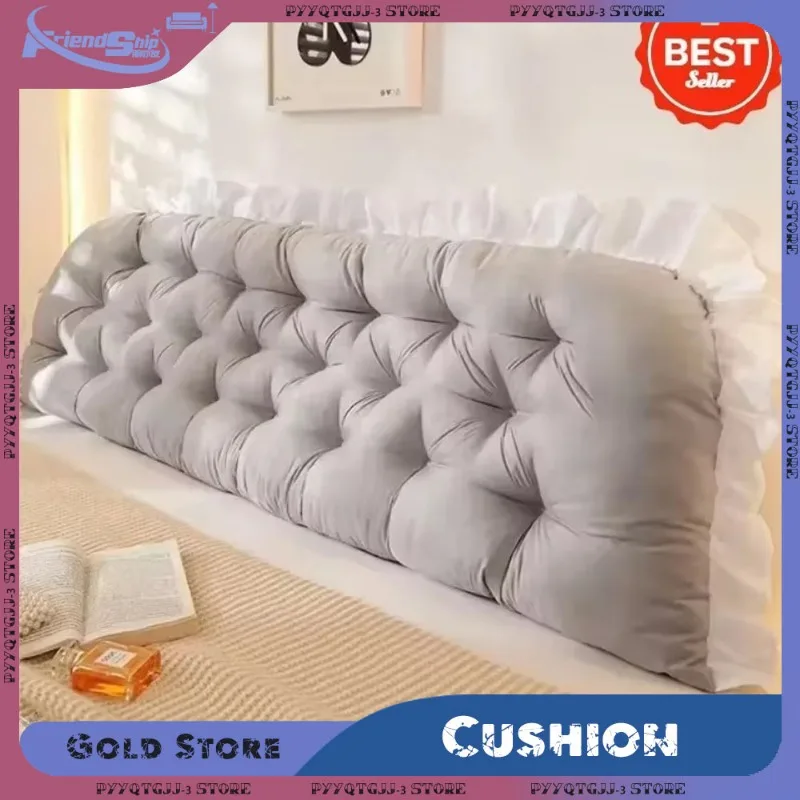 Tatami Bed Headboard Pillow Sleeping Neck Body Bed Soft Bedside Cushion Rectangular Large Backrest Support Bolster BedRoom Decor