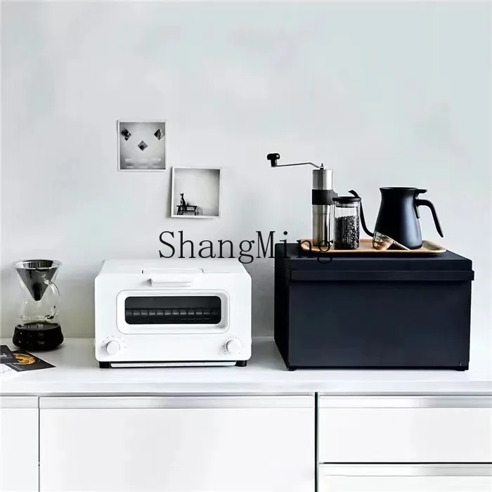 DSA kitchen island simple storage box, large capacity bread food seasoning dust-proof multi-functional finishing box