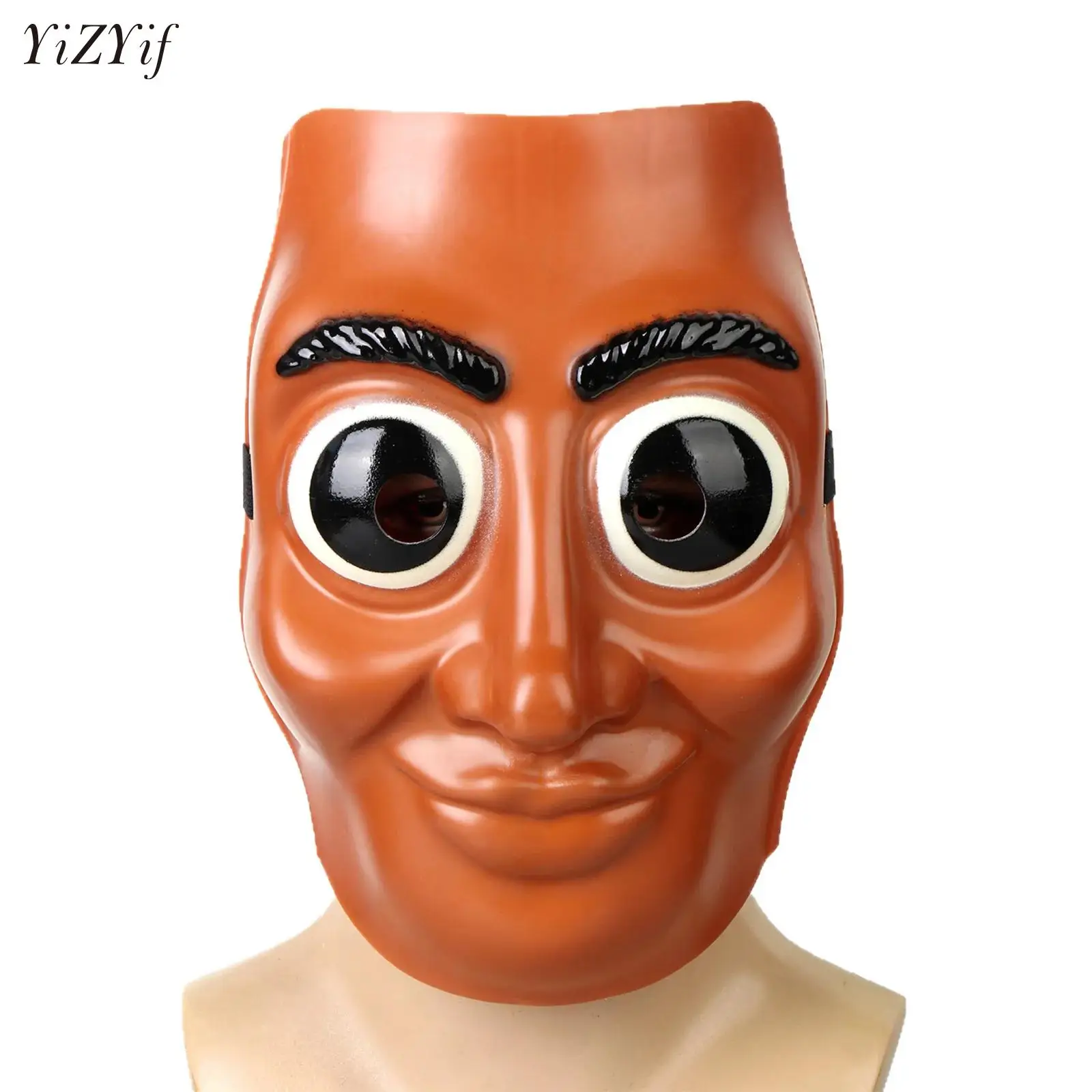 

Cosplay Full Face Mask Stick Man Mask for Adults Realistic Details Horror Parties Halloween Costume Scary Evil Clown Latex Mask