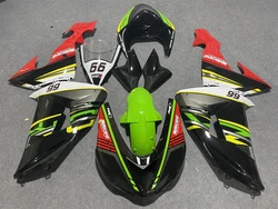 New ABS Motorcycle Fairings Kit Fit For Ninja ZX10R 2006 2007 06 07 10R ZX-10R Bodywork Set Custom Green Black