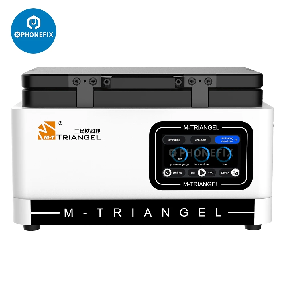 M-Triangel MT-16 LCD Screen Vacuum Laminating Bubble Removing Defoaming Machine for Phone IPad Tablets Touch Screen Lamination