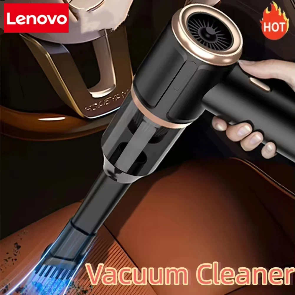 Lenovo 9-in-1 Car Vacuum Car Vacuum Cleaner Portable Mini Cordless Vacuum 45000pa Powerful Car Suction Machine For Car Home New