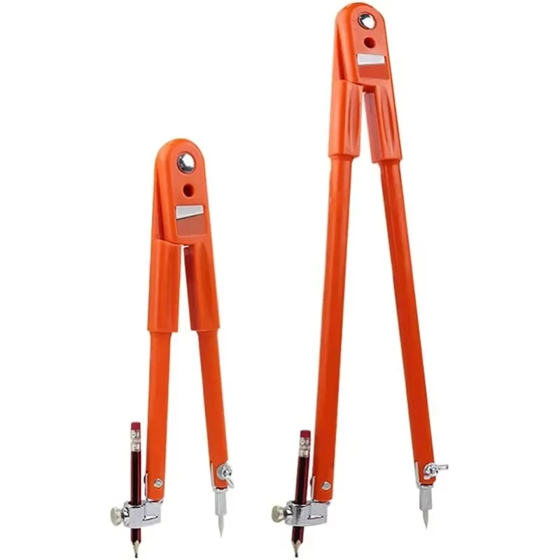 Carpenter Precision Pencil Compasses Large Diameter Adjustable Dividers Marking And Scribing Compass For Woodworking 90 / 150cm