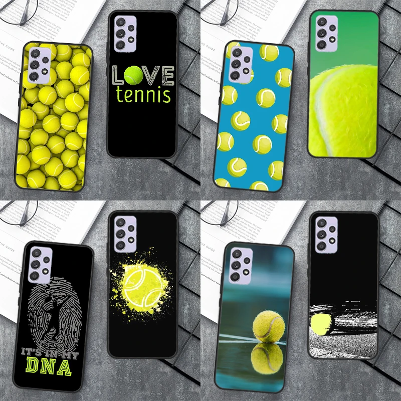 Tennis Balls Case For Samsung Galaxy A14 A34 A54 A12 A22 A32 A42 A52 A13 A23 A33 A53 A50 A51 A71 Cover