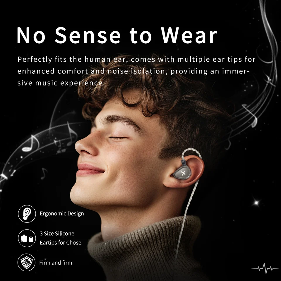DUNU-Titan-X HiFi IEM Earphones Dual Magnetic Dynamic Driver Metal Alloy Housing 3.5mm/TypeC Mic Earbuds For Audiophile Gaming