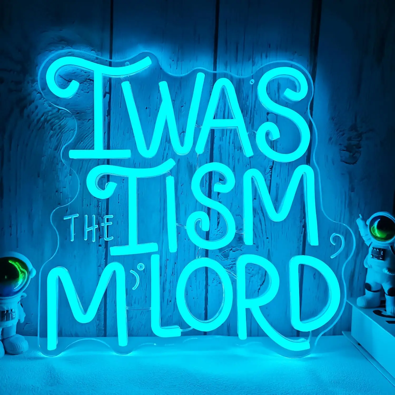 

Я был The ​ ​ Неоновая вывеска Tism M'lord с питанием от USB, светодиодный неоновый свет с регулируемой яркостью для мужского пещерного напитка, бара, спальни, отеля, магазина, вечерние, настенный декор