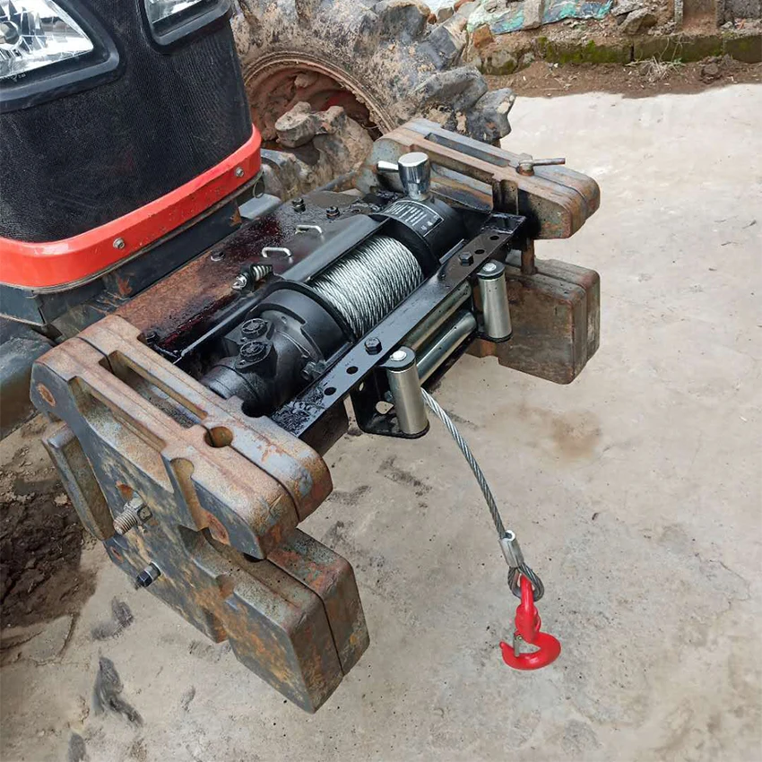 4 Ton 8 Ton 40 Ton Hydraulic Winch Recovery Truck Winch With Clutch Wire Rope Hook for Truck