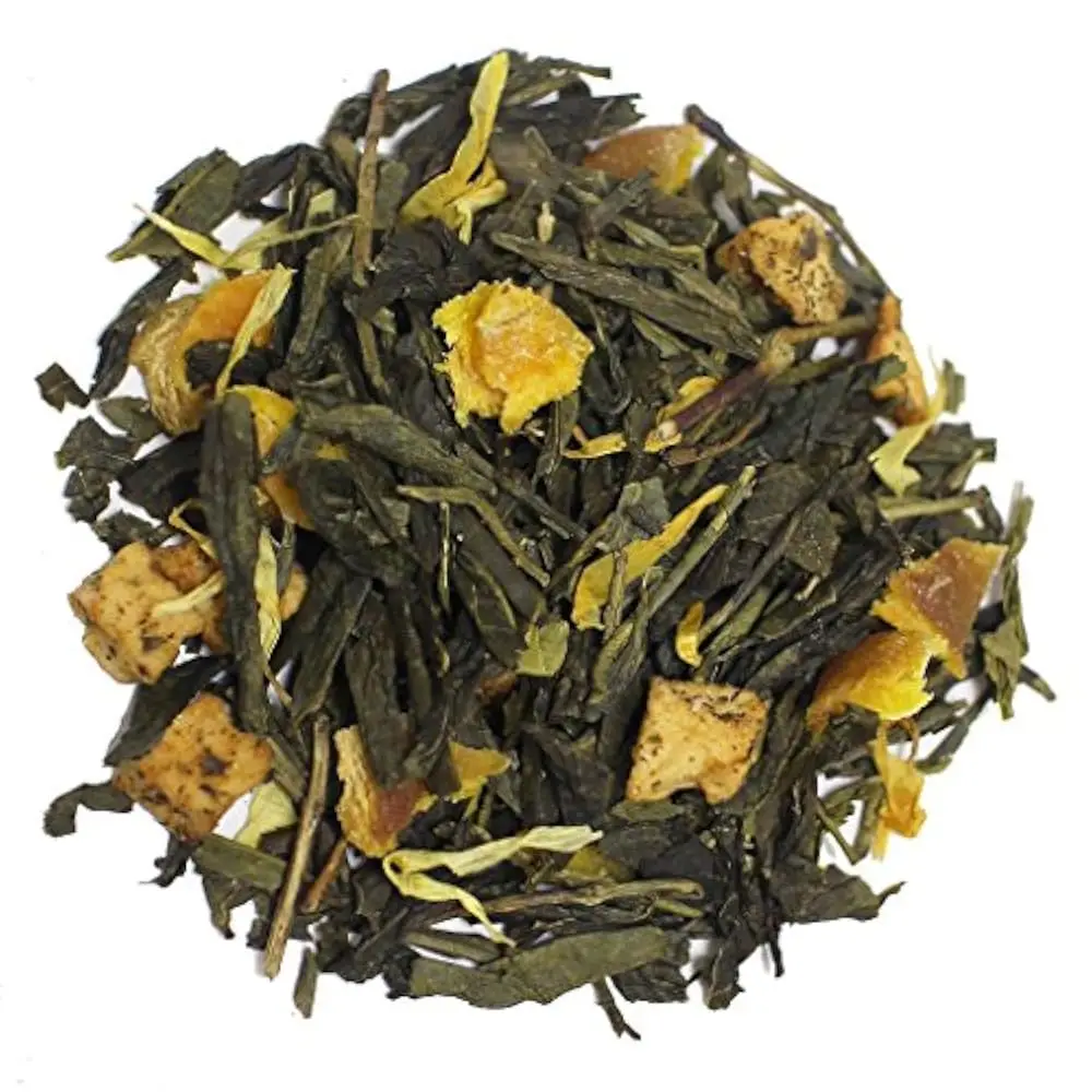 

- Mixed Mango Guava - Premium Tropical Hawaiian Loose Leaf Green Tea Blend (1 Pound Bag)