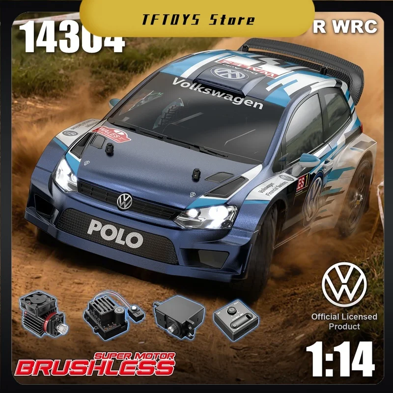 

Mei Jia Xin 1/14 Scale RC Car Drift Rally Car Flat Running High Speed Off-Road Remote Control Simulation Model Toy