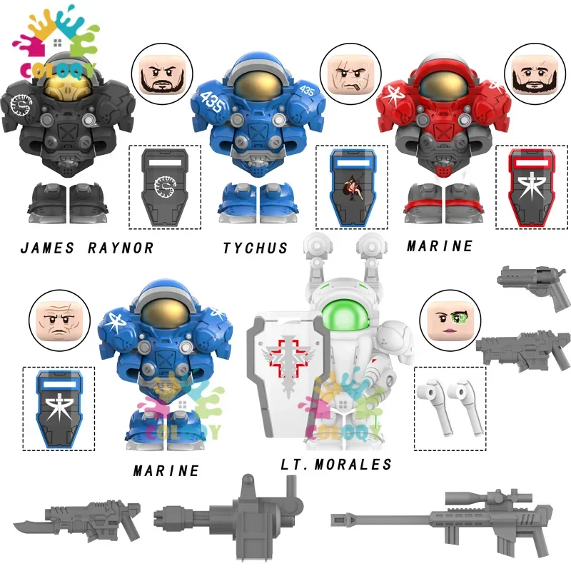 

New Kids Toys Building Blocks Commander Soldiers Mini Action Figures Iron Armor Motorcycle Toys For Kids Birthday Gifts