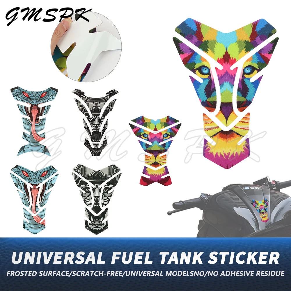 

Fit for Kawasaki Yamaha Honda Suzuki Benelli Aprilia Duke ETC Universal Motorcycle Tankpad Decal Frosted Fuel Tank Pad Sticker