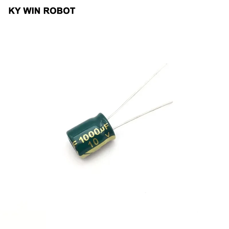 20pcs/lot 10V 1000UF 8*9mm High Frequency Low Impedance Aluminum Electrolytic Capacitor 1000uf 10v