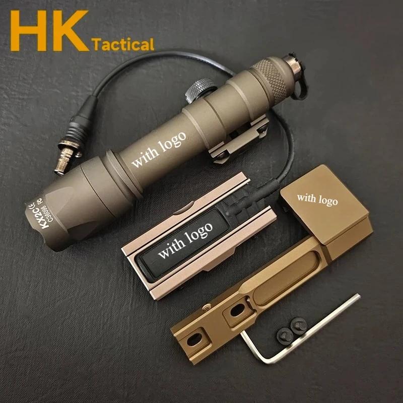 NONE Taktische SF M600 M600C WaffeGun Licht Airsoft Gewehr Taschenlampe Scout Licht Taschenlampe Jagd mit 20mm/mlok Pad Basis zubehör 9