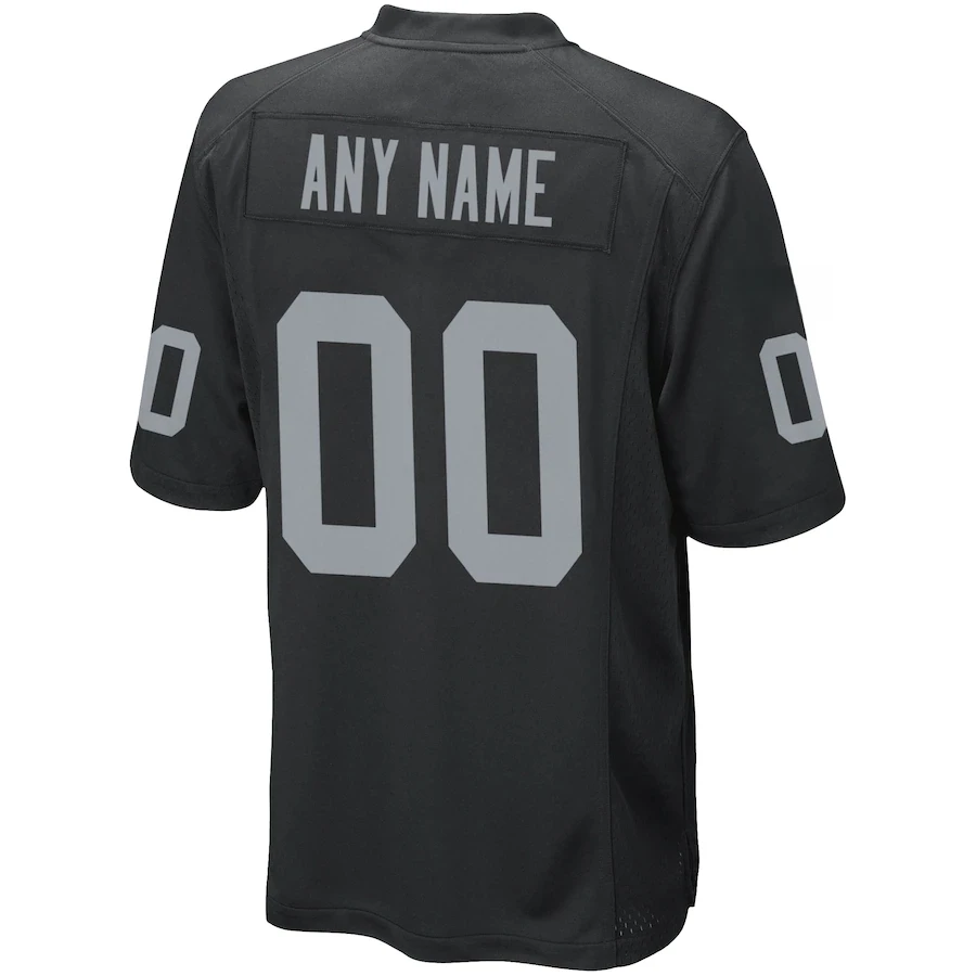 Custom Men Youth Las Vegas Stitched American Football Jersey Jeanty Brock Bowers Black Shirts