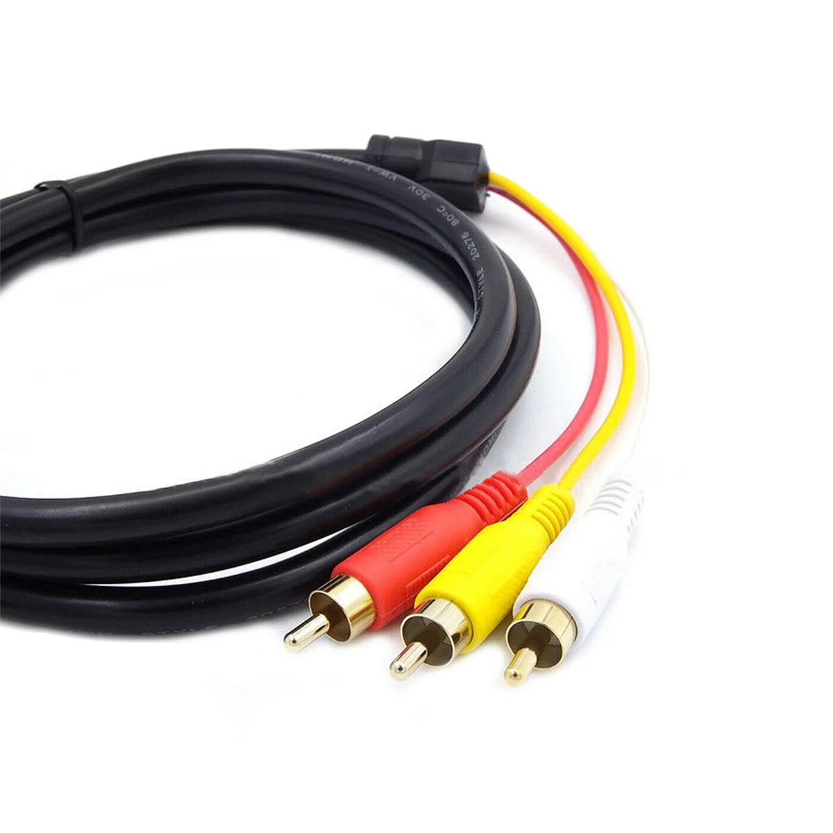 1080P HDMI-Compatible Male S-Video To 3 RCA AV Audio Cable W/SCART To 3 RCA Phono Adapter XQ