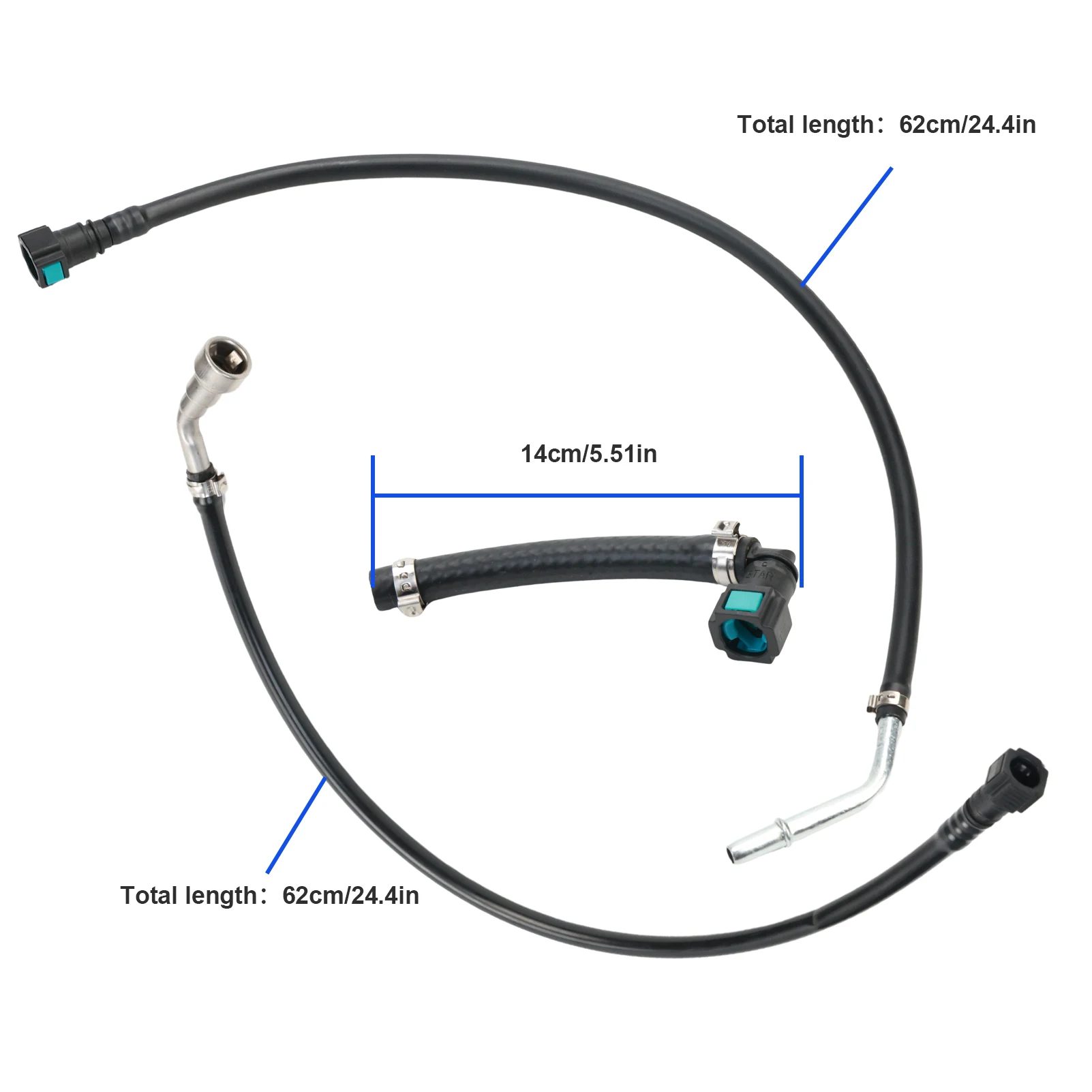 Fuel line Kit Compatible with Jeep WJ Series Grand Cherokee 1999-2004, 4.0L 4.7L, Replace# ‎FL-FG0918, FLFG0918, 68202490AA