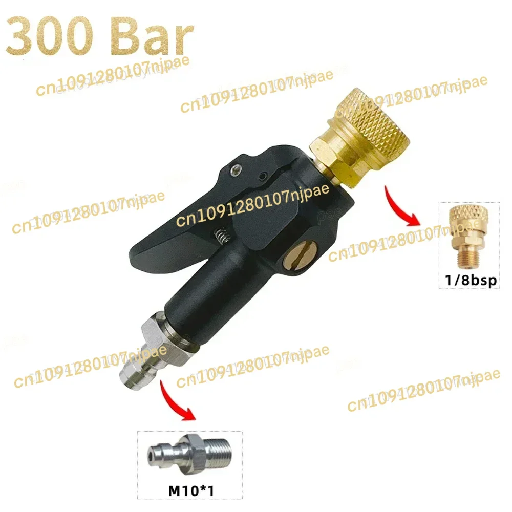

New Black 300 Bar Easy Quick Fill Adapter